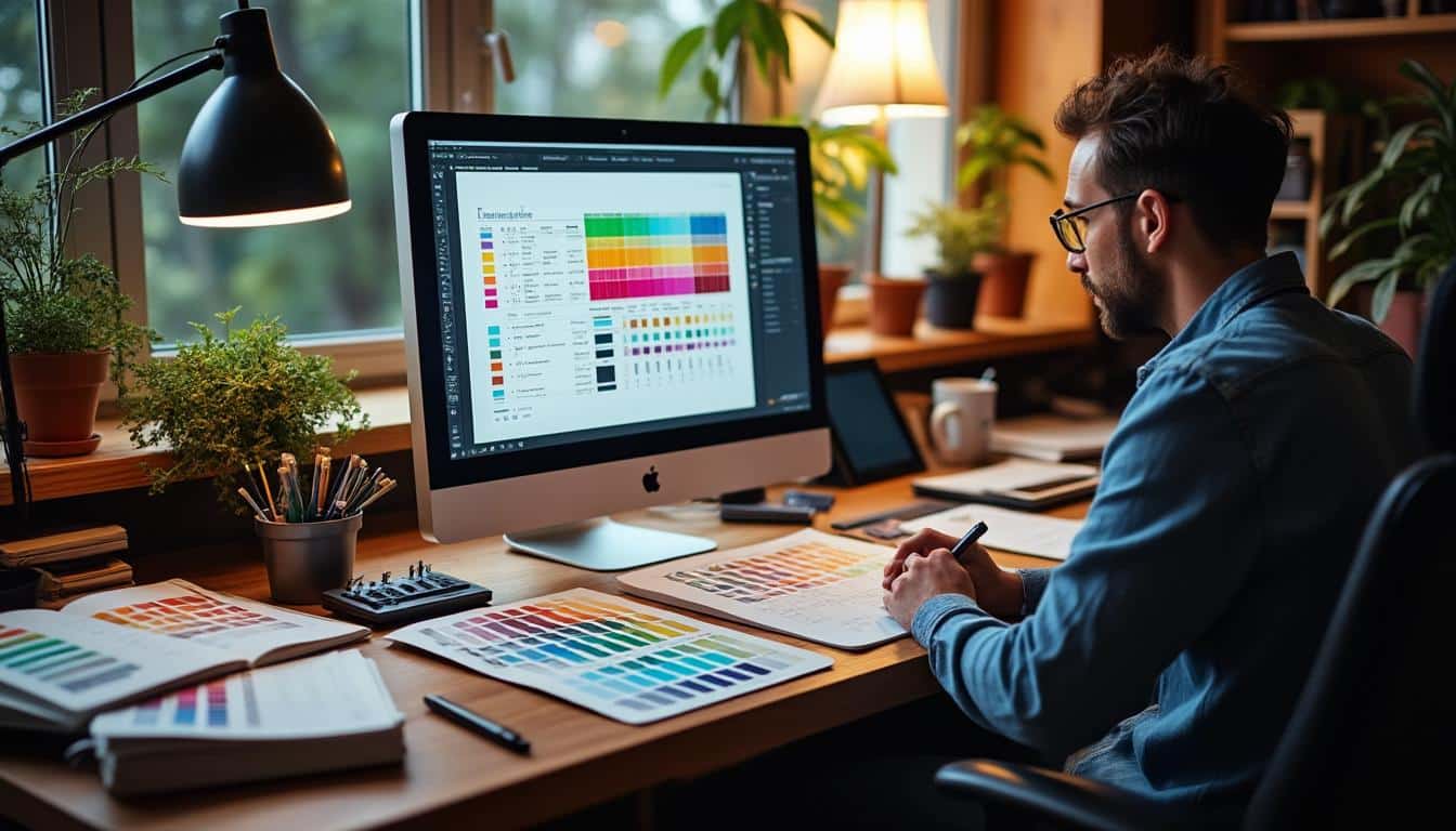 Illustration: Principes fondamentaux de la couleur en graphisme