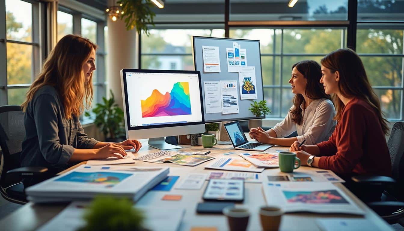 Illustration: Définitions et concepts essentiels des différences entre le design publicitaire et le marketing visuel