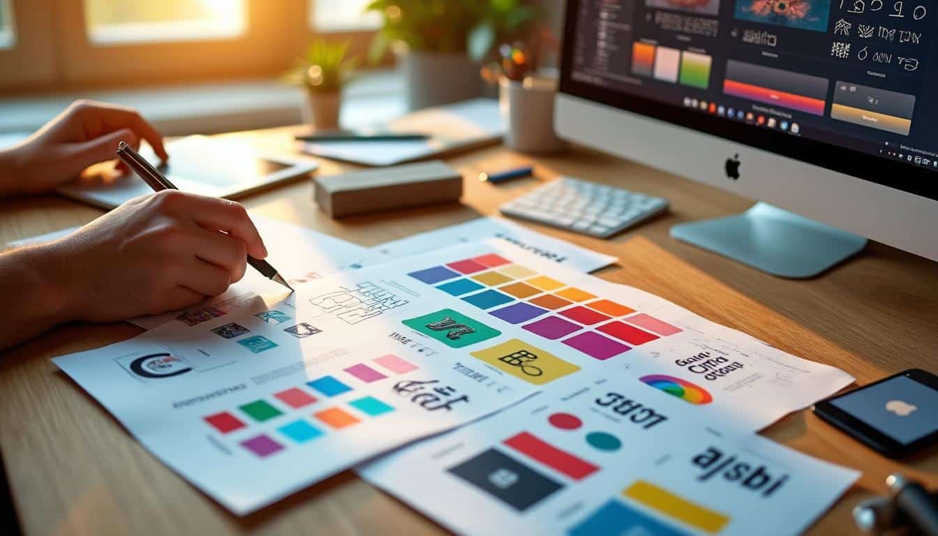 Illustration: Les éléments clés à inclure dans un exemple de charte graphique