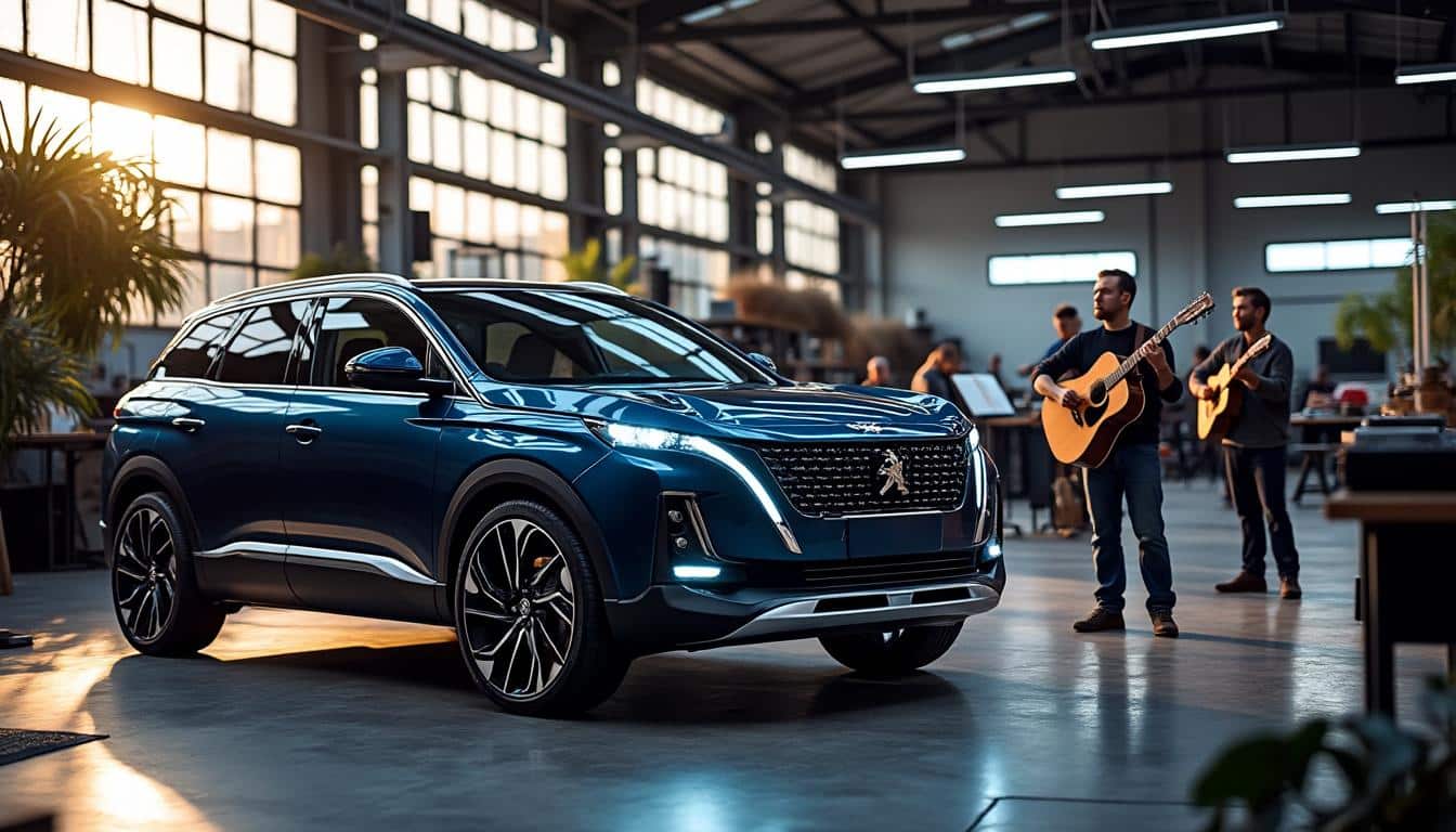 Illustration: Comment la musique met en valeur l’évolution du modèle Peugeot 5008