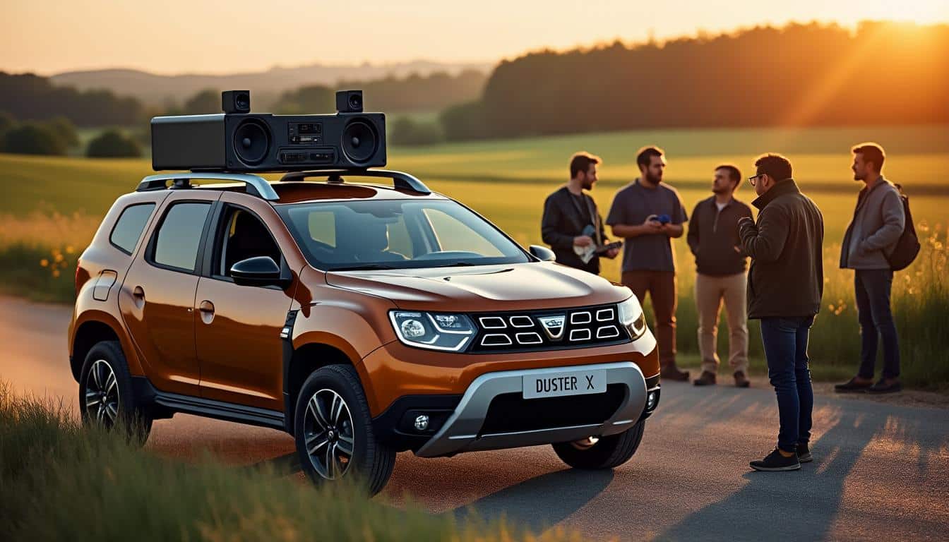 Illustration: L’évolution musicale des pubs du Dacia Duster : un parcours entre pop, funk et authenticité