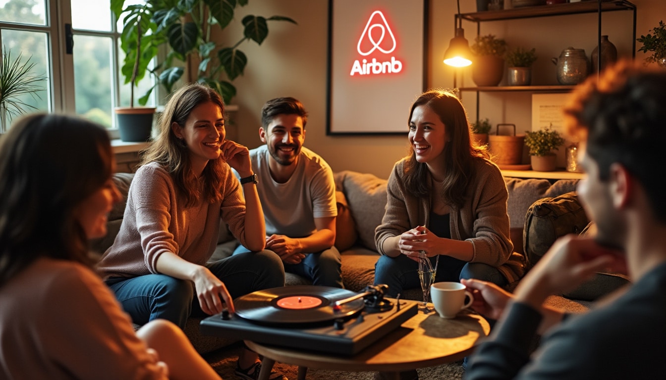 Illustration: Comment la musique choisie dans les publicités Airbnb crée une identité sonore unique