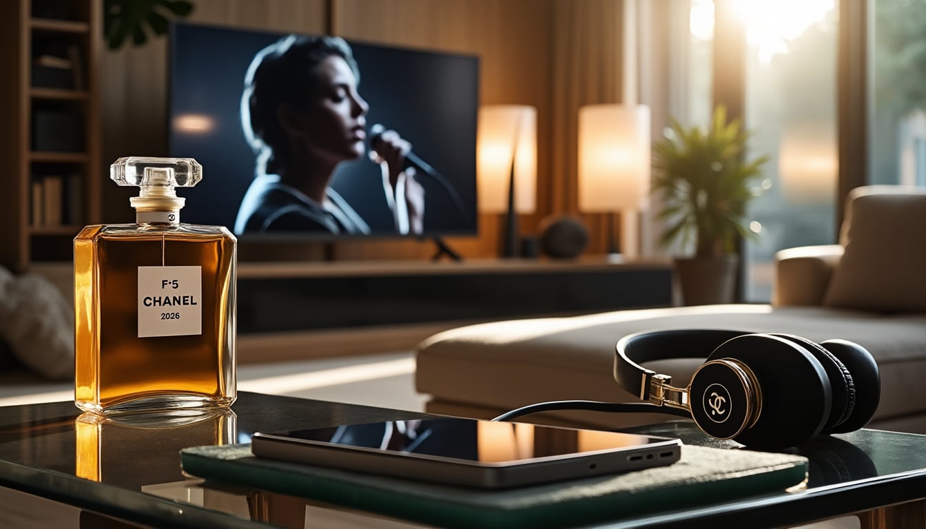 Illustration: Quel est le titre et l’artiste de la musique utilisée dans la pub Chanel 5 2026 ?